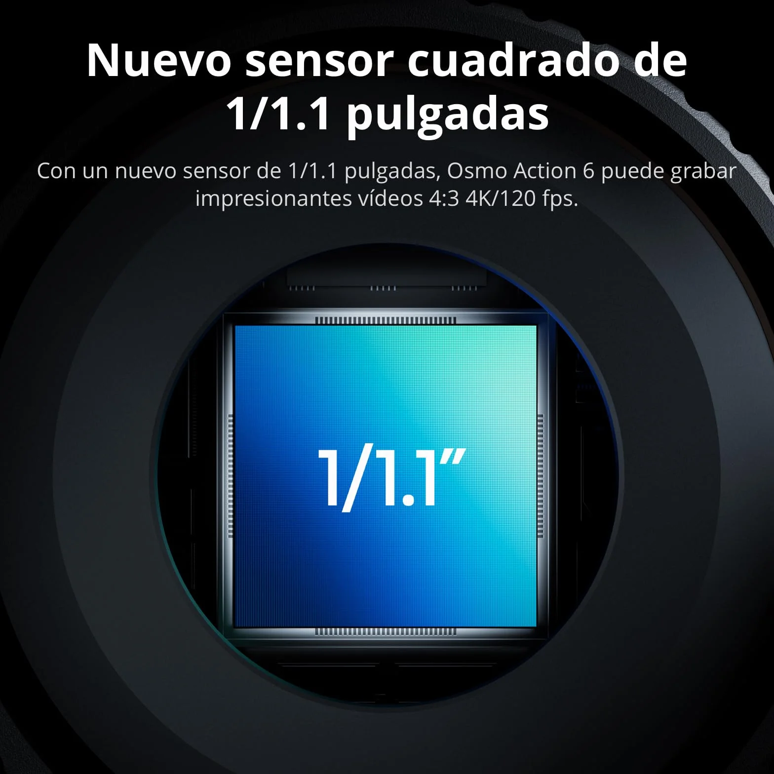 DJI Osmo Action 6 Pack Estándar Cámara de Acción 8K Sensor 1/1.1 Pulgadas Apertura Variable Batería 4 Horas