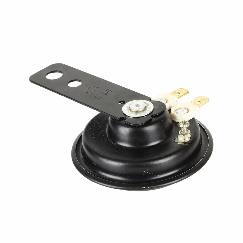 Altavoces de bocina 105db impermeables redondos 12V 1.5A universal para motocicleta coche scooter kit fuerte negro altavoz de cuerno alto