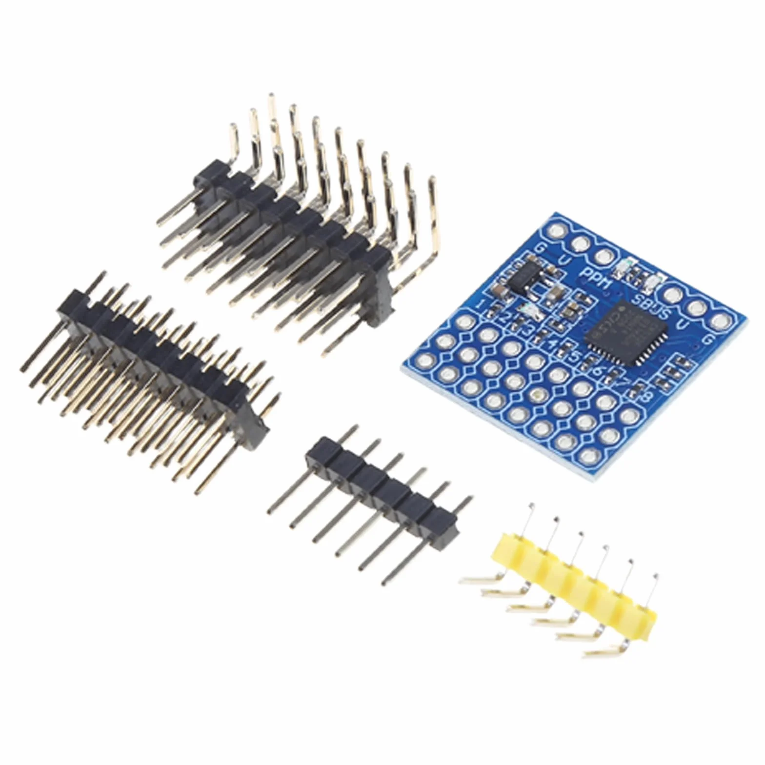 SBUS PPM PWM - Módulo de conversión mini adaptador receptor para descodificación serie SBUS/PPM para convertidores de drones