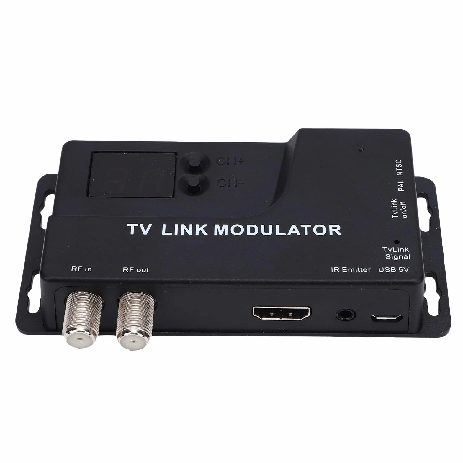 Yosoo Health Gear Modulador HDMI a RF, Convertidor Coaxial HDMI 1080P con Soporte NTSC PAL, Modulador RF 471.25MHz-885.25MHz para Consola de Juegos de TV, 1.4 Compatible con Decodificador