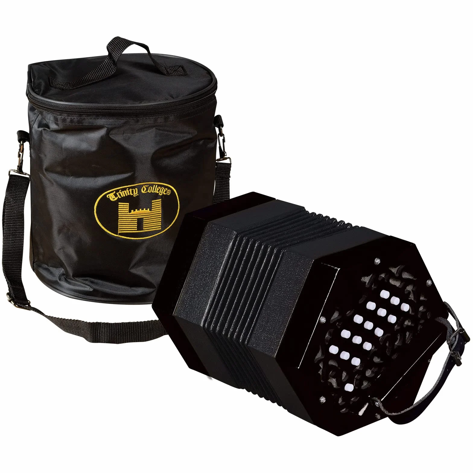 Trinity College Concertina (AP-1130A), color negro