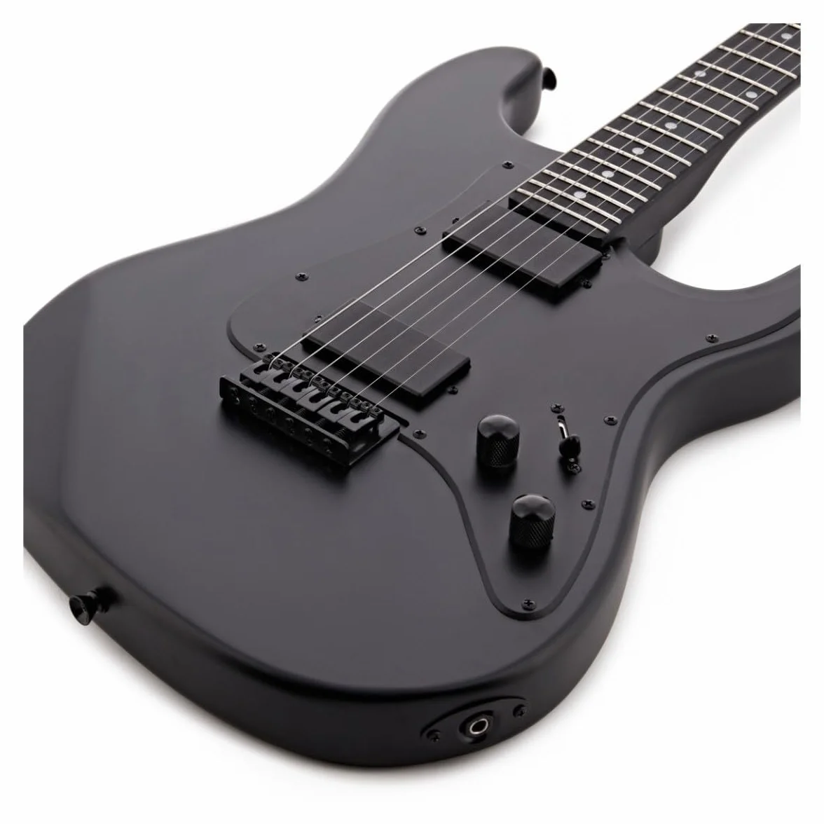 Gear4music LA Select Guitarra Eléctrica con Accesorios, Blackout