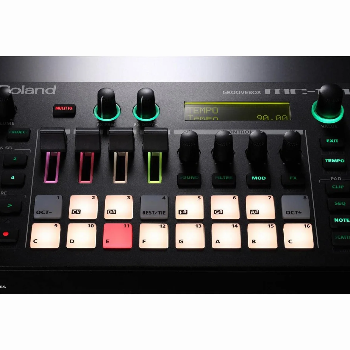 Roland MC-101 AIRA DJ Groovebox - Estudio de producción de bolsillo