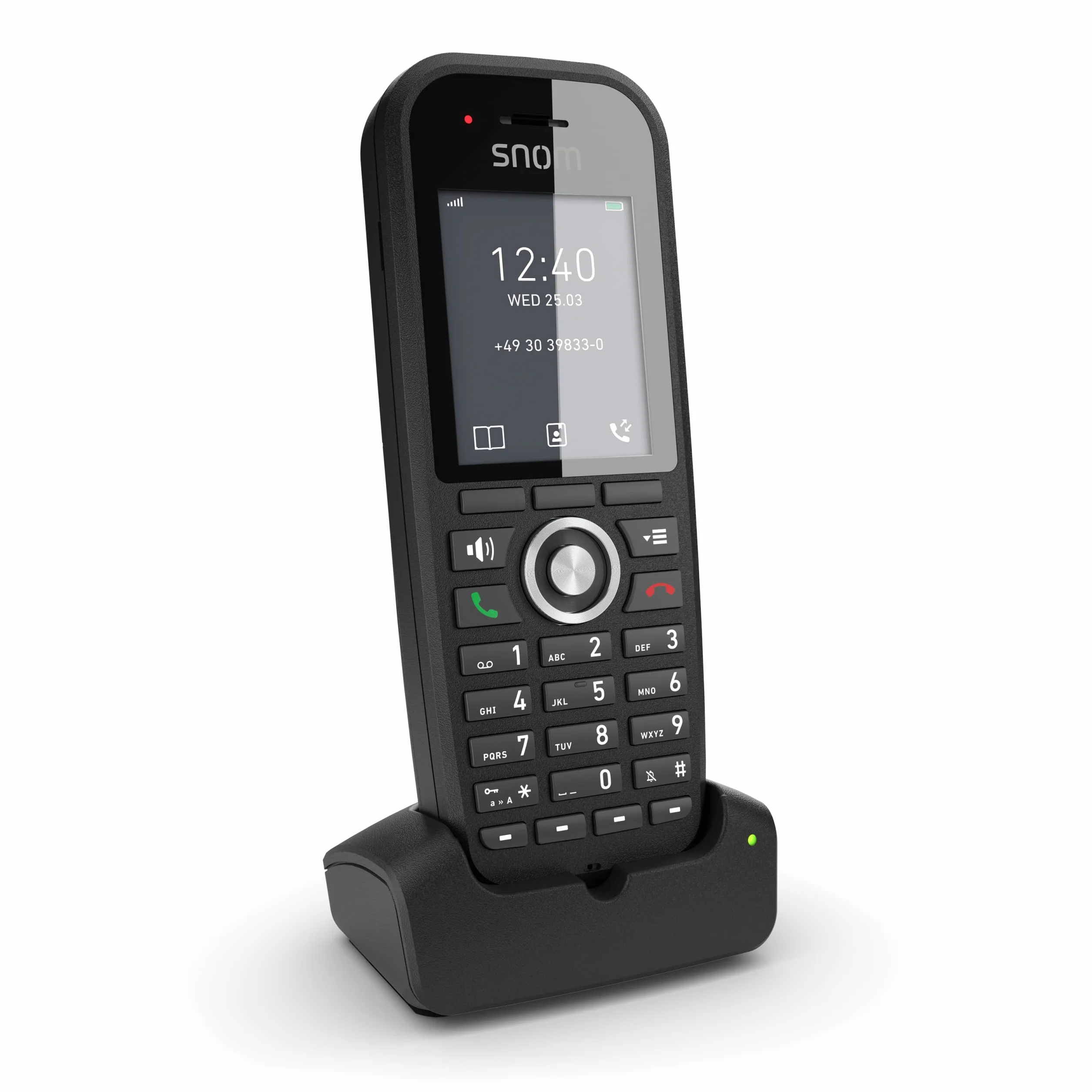 Snom M30 Telefono Inalambrico Dect Pantalla Color 22h Autonomia 4 Botones Marcacion Rapida