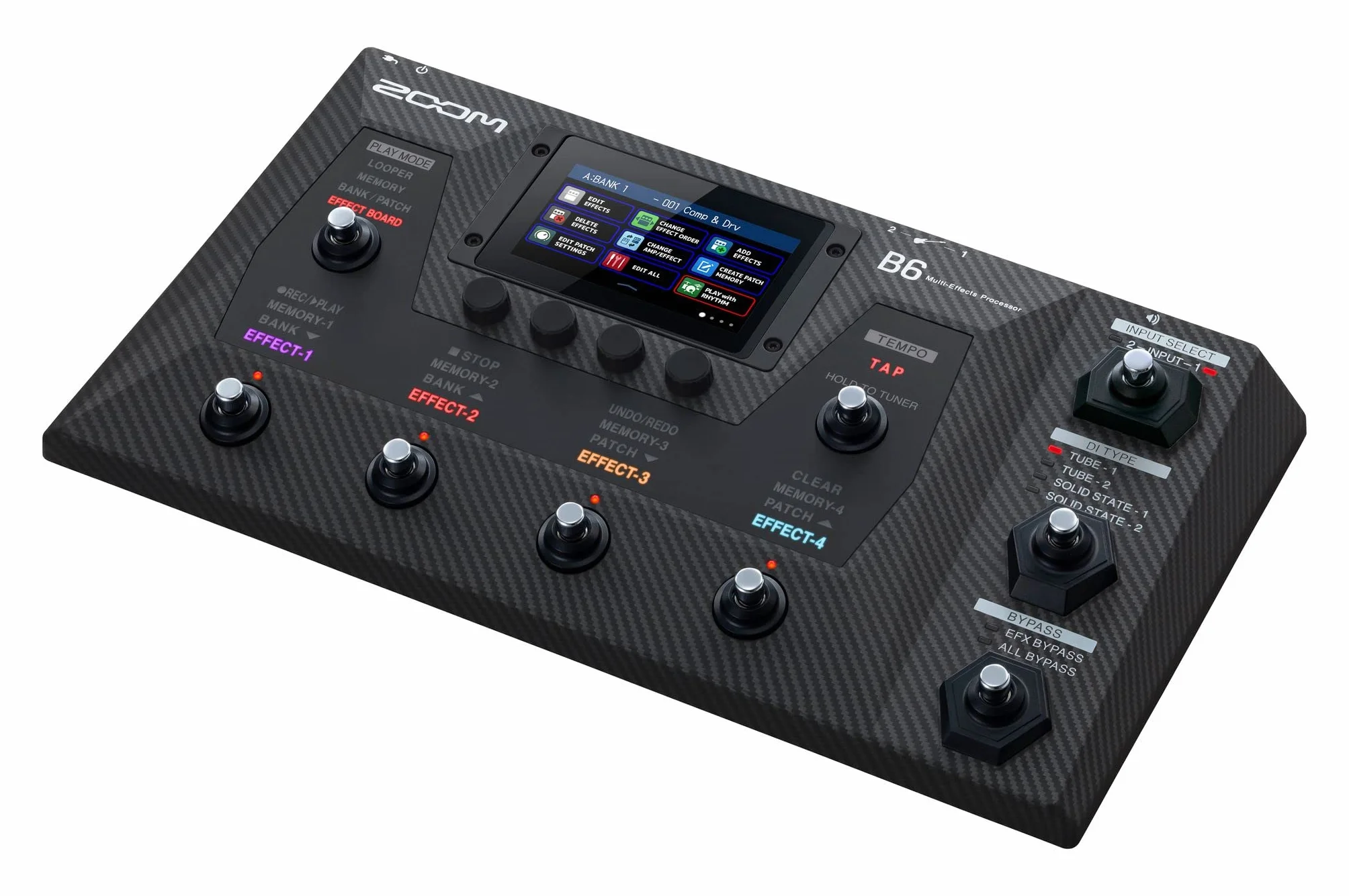 Zoom B6 - Procesador de efectos para bajos