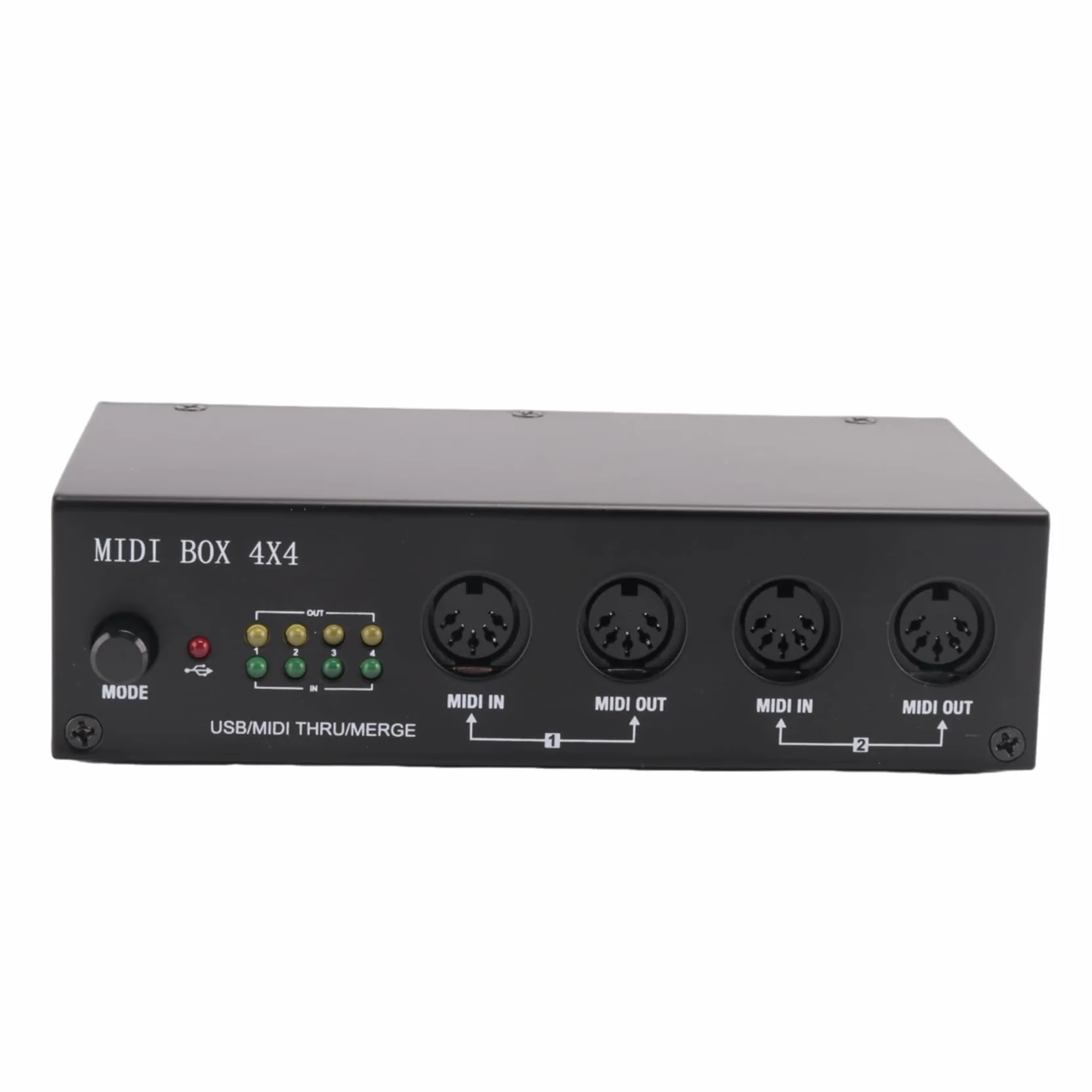 Instrumentos Musicales Midi Caja Interfaz USB Midi Fusionada una TravéS de la Caja 64 Canales Midi