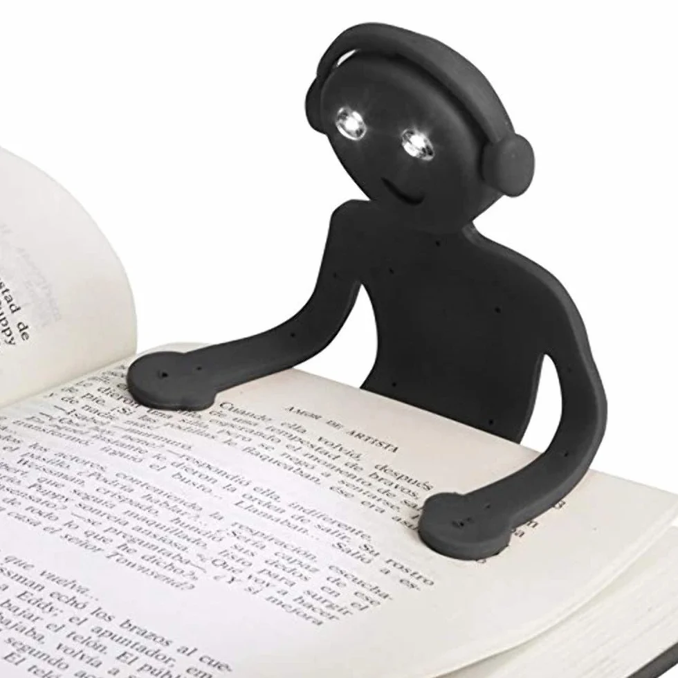 Balvi - Luz Lectura Android Negro Silicona 2xCR1220