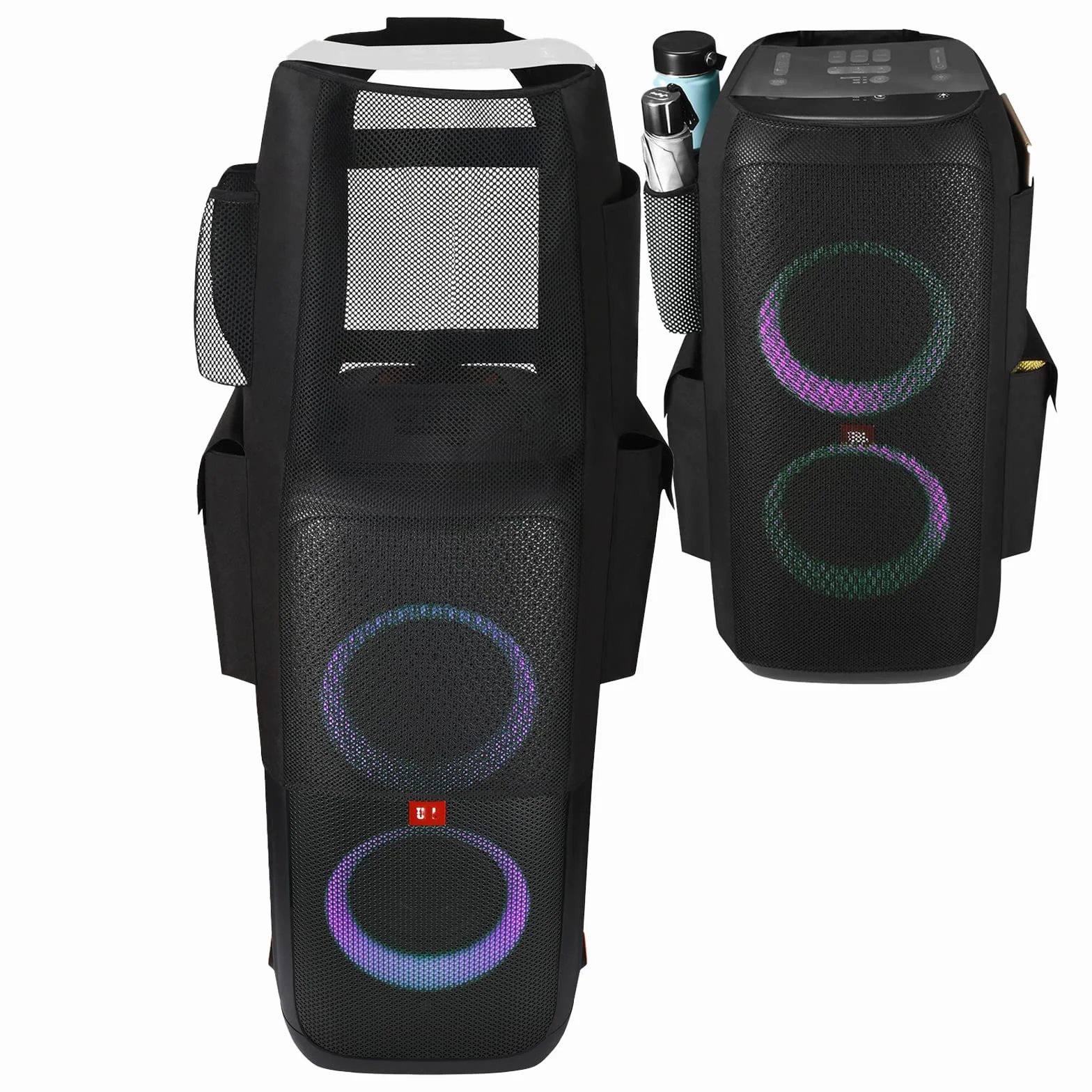 Estuche para JBL PartyBox 310 - Altavoz portátil para Fiestas, PartyBox 310 Accesorios Funda Protectora portátil Funda de Almacenamiento Suave para el Polvo (Negro)