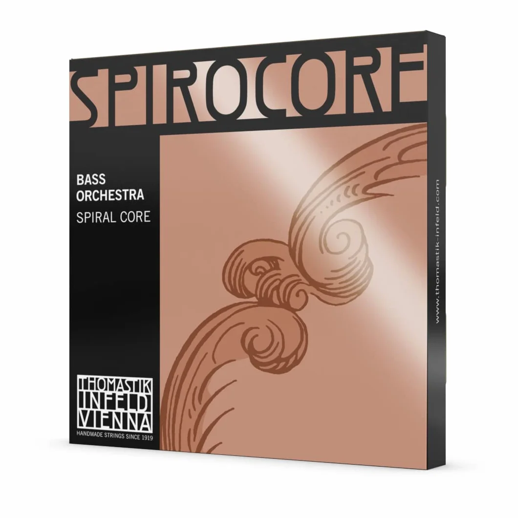 Thomastik Cuerdas para Contrabajo Spirocore alma en espiral afinación Orquesta juego 3/4 mediana para escala 1040-1060 mm / 41-41.7"