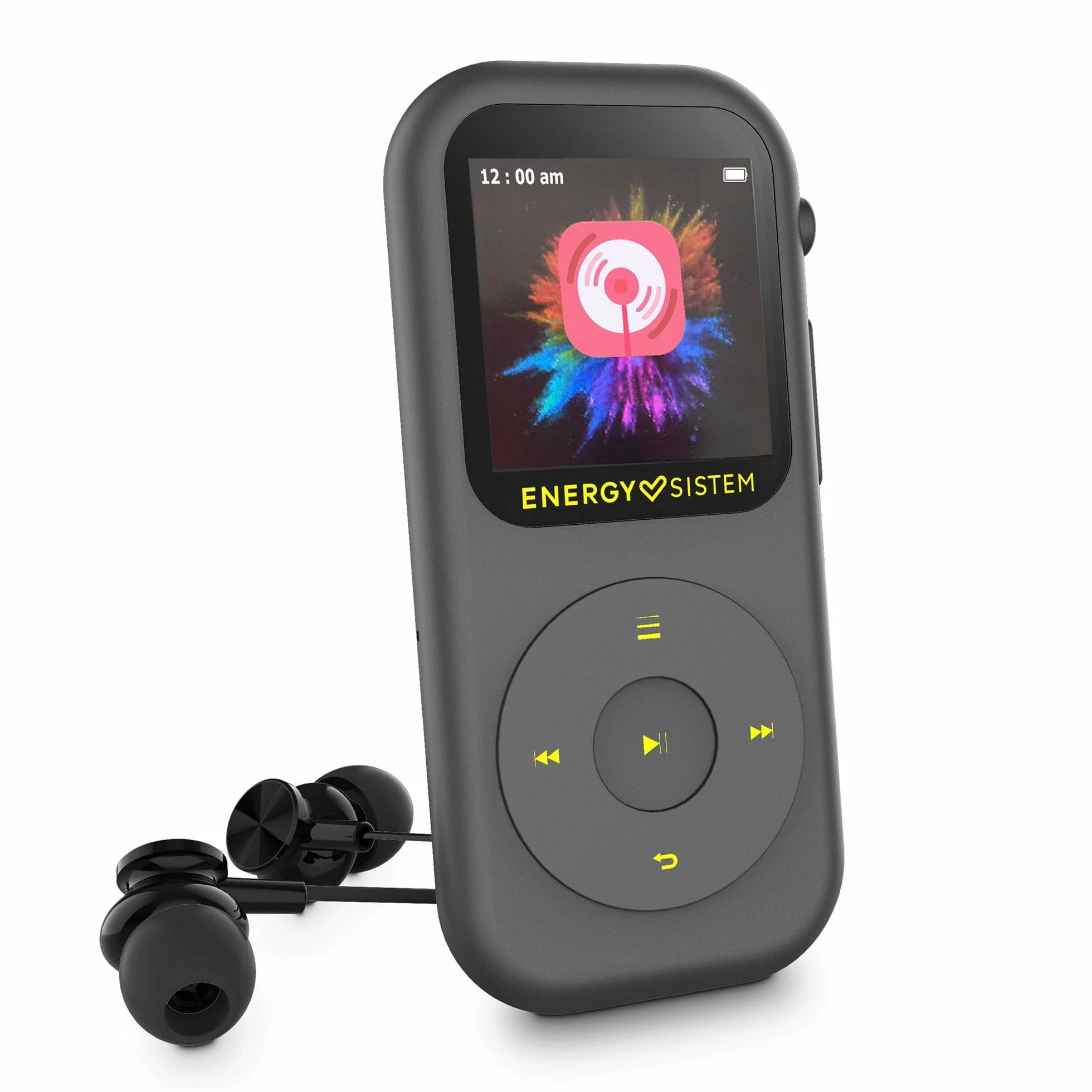 Energy Sistem Handy Reproductor MP4 Bluetooth 16GB Pantalla IPS 1.54" Radio FM MicroSD 128GB Grabadora de Voz MP3