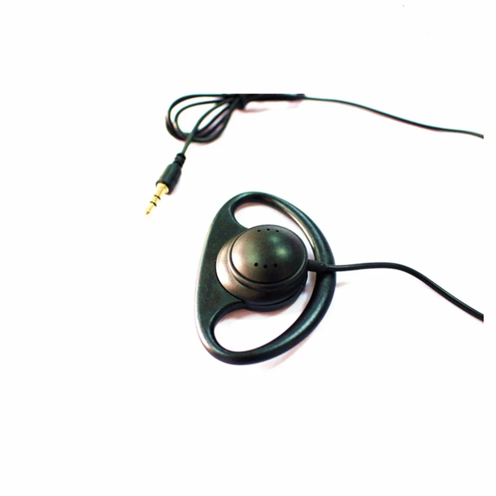 50 Unidades Auriculares de 3,5 mm con un Solo Gancho para interpretación simultánea para Sistema de guía turístico Receptor Auriculares para Deportes al Aire Libre