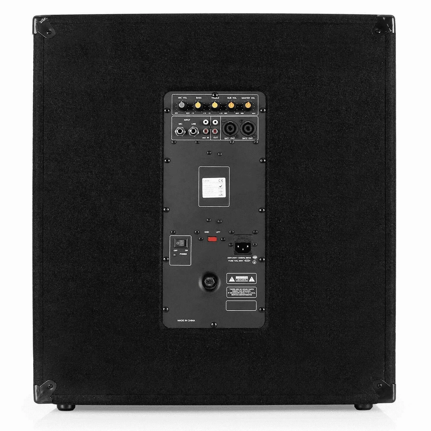 Ibiza - Subwoofer biamplificado (38 cm, 15", 800 W)