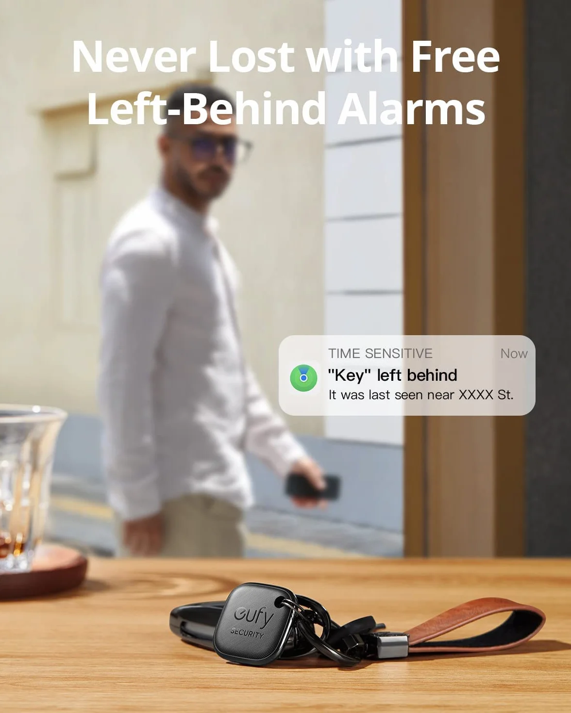 eufy Security SmartTrack Link Bluetooth Item Finder and Key Finder, Works with Apple Find My (iOS Only), Find Your Remote, Luggage, Phone, and More, Water Resistant (Android Not Supported),2 Pack