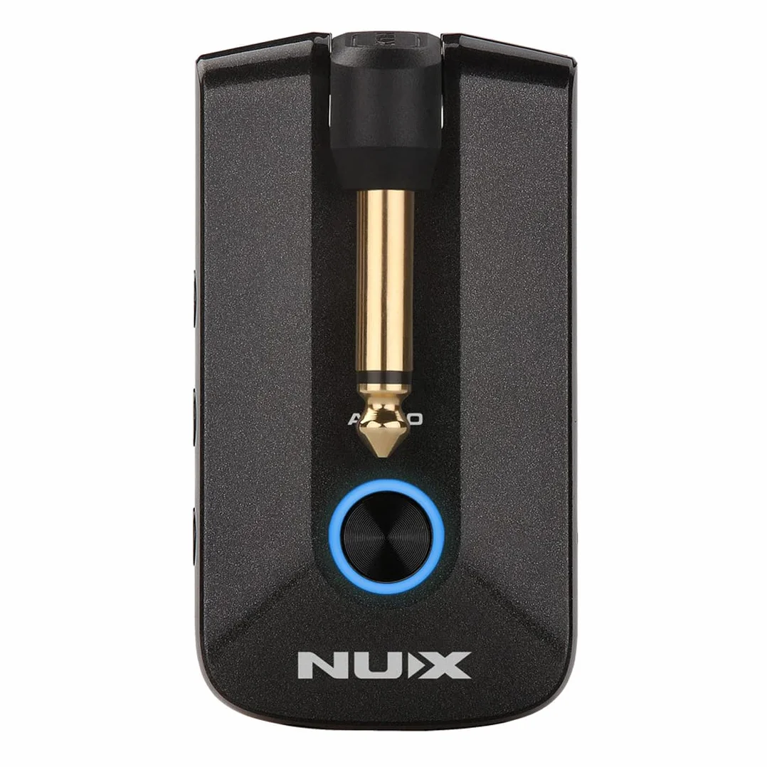NUX MP-3 Mighty Plug Pro Amplificador de auriculares para guitarra con efectos y modelos IR/amplificador