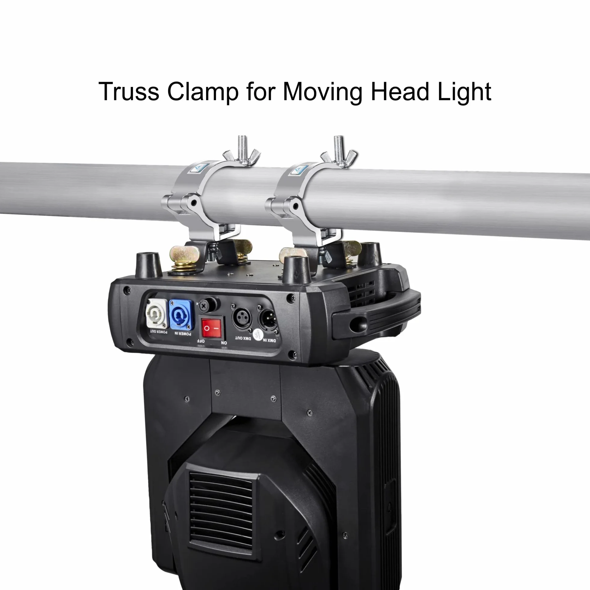 Truss Clamp Abrazadera para Luces de Escenarios, 10PCS Eyeshot Calidad 50mm Truss O Clamps Aluminio con Certificación TUV, 100kg 220lb abrazaderas de iluminación de alta resistencia para 48-52mm Tubo