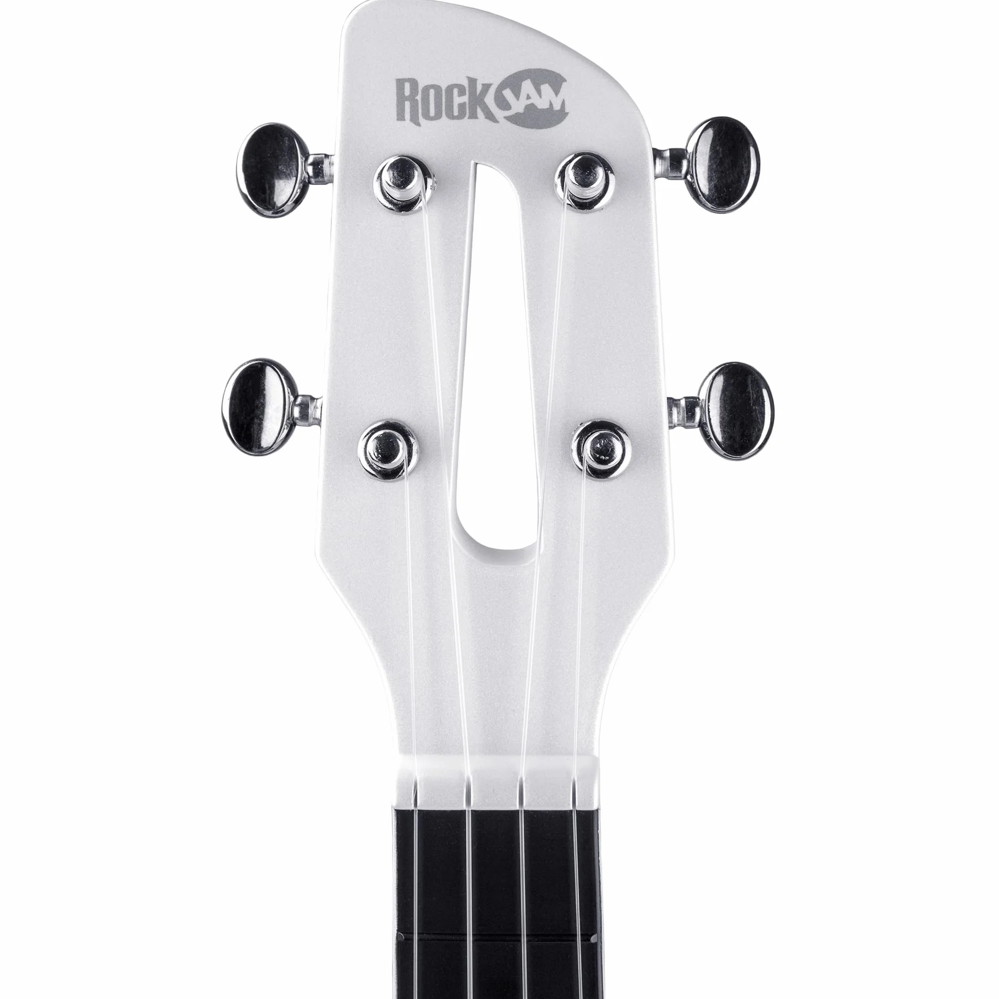 Ukelele RockJam de fibra de carbono con estuche, cejilla y correa