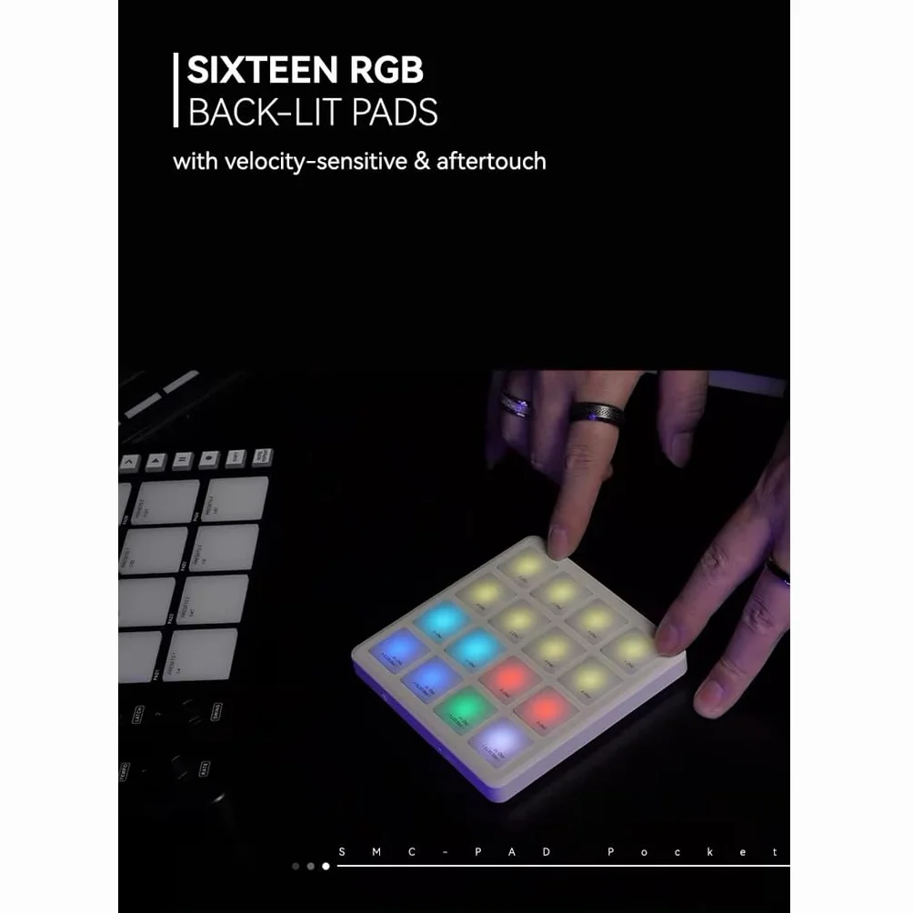 M-Vave SMC Pad Pocket - bluetooth midi-controller