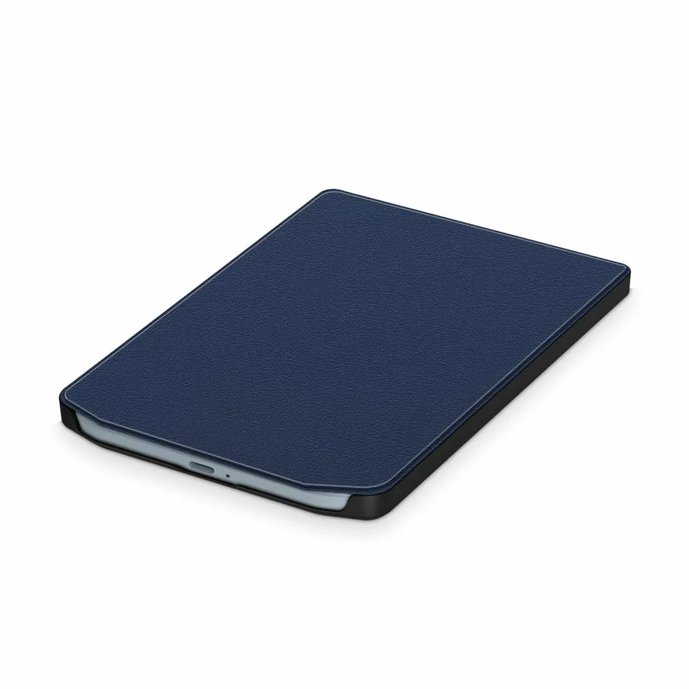 Kepuch Custer Funda para Pocketbook Verse Pro PB629 PB634,Slim Smart Cover Fundas Carcasa Case Protectora de PU-Cuero - Azul