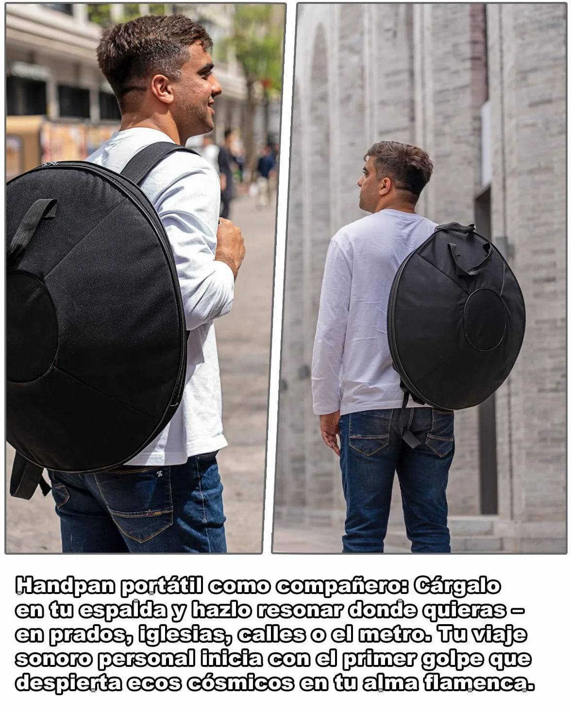Handpan Drum Profesional Handpan 12 Notas 440 Hz 22 Pulgadas Hand pan drum D Menor Hand pan Music drum 12 notas Resonancia Cómoda Ideal para Principiantes en Sanación con Sonido, Meditación