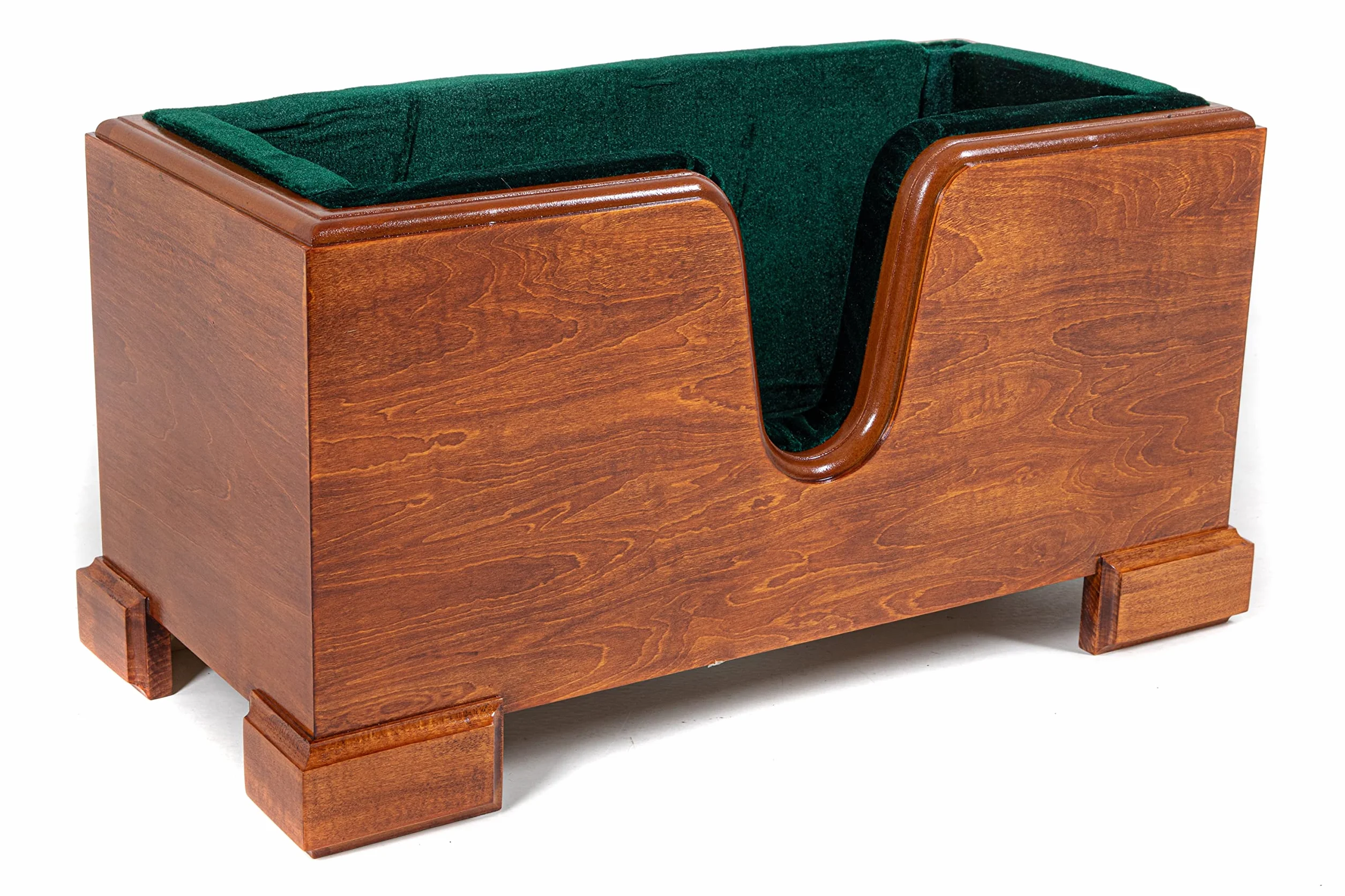 GEWA Soporte para violonchelo de madera - Para todos los tamaños de violonchelo - Revestimiento de terciopelo - Con huecos para pica y arco