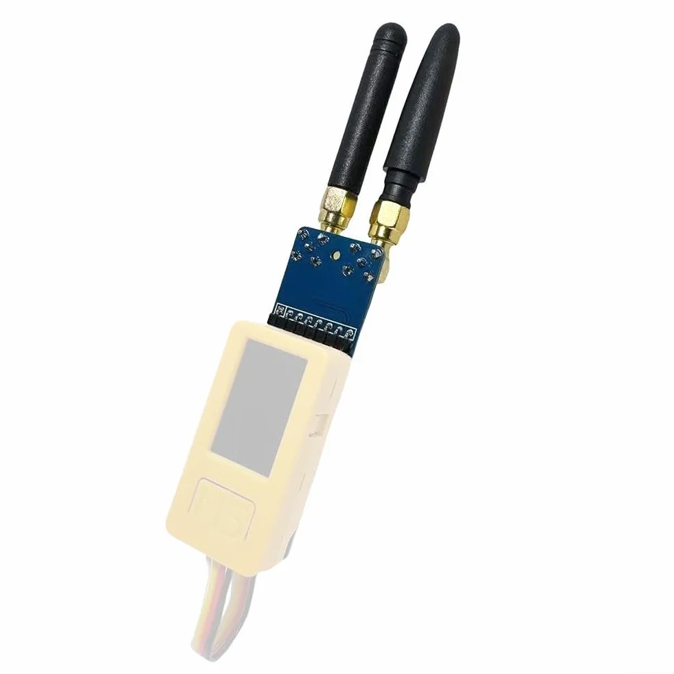 Para M5Stack para módulos IoT ESP32 2 en 1 RF Board CC1101 NRF24 Módulo dual con carcasa Interruptor conmutable para StickC PLUS2 Bruce firmware necesario para comunicación inalámbrica (Without)