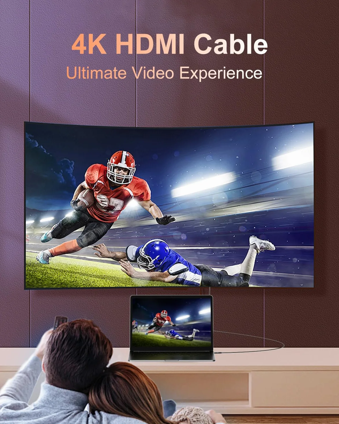 Cable HDMI 4K 10 Metros HDMI 2.0 ARC UHD HDR 3D Alta Velocidad 18Gbps Ethernet