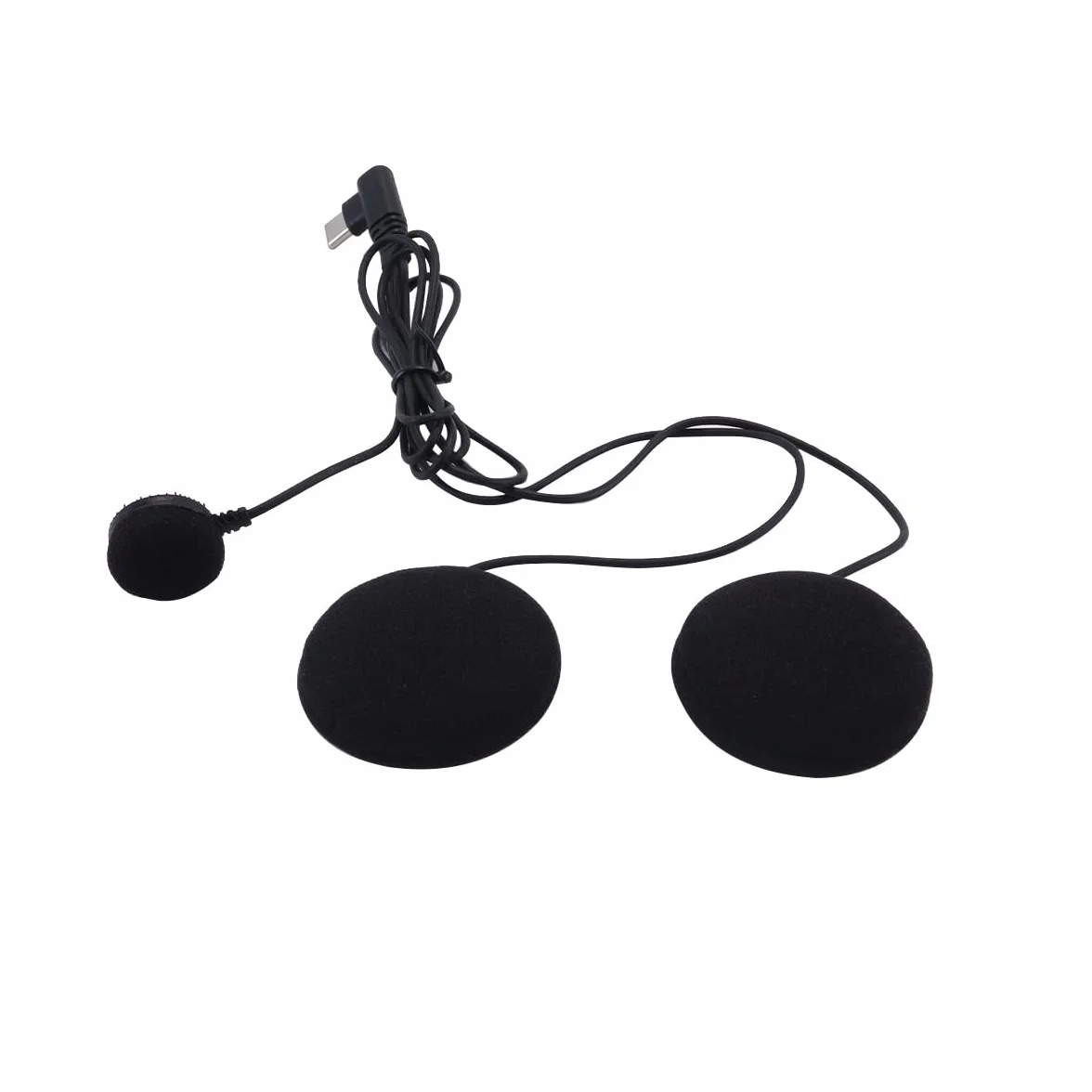 Cable de auriculares tipo C para intercomunicador de motocicleta Ticha