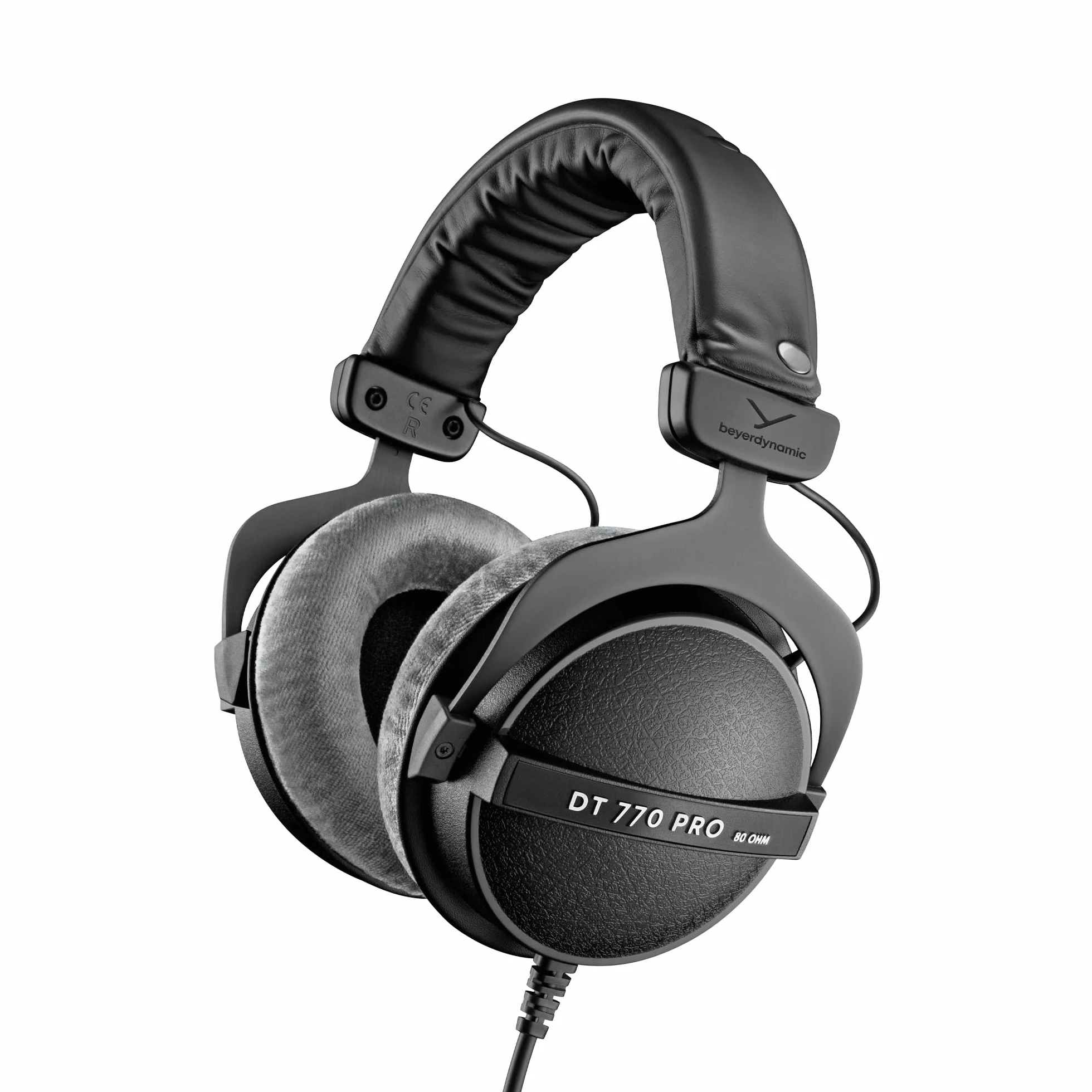 beyerdynamic DT 770 Pro 80 Ohm Auriculares de Estudio circumaurales. Diseño Cerrado, con Cable para grabación y monitorización Profesional. Hecho a Mano en Alemania