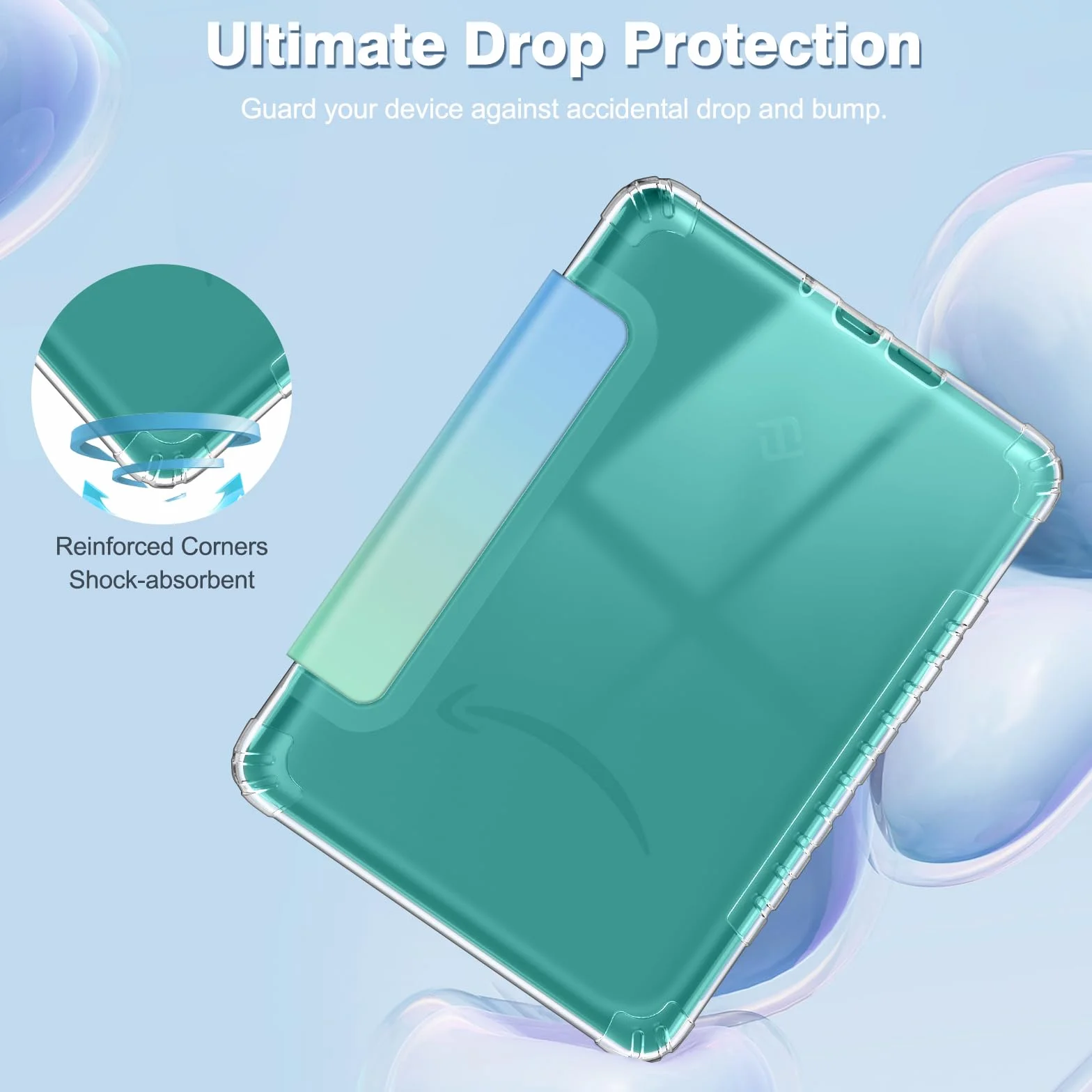 Funda para Kindle Paperwhite 7" (12ª Gen 2024) y Kindle Colorsoft Signature Edition, TPU Transparente, Seaside Ombre