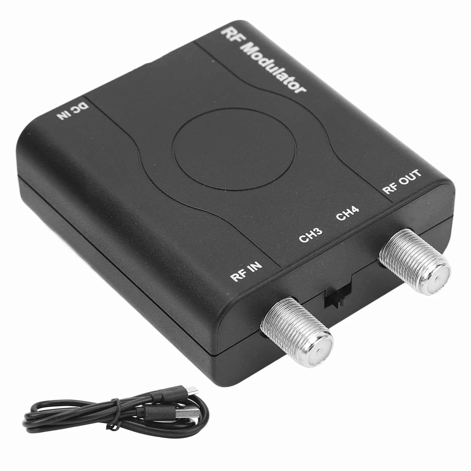 HDM61 HDMI para Adaptador coaxial, Convertidor de RF a HDMI de 1080p con Salida de Formato NTSC CH3/CH4 ENCUNTO Y RECURSE RF Modulador para la señal de Antena de TV