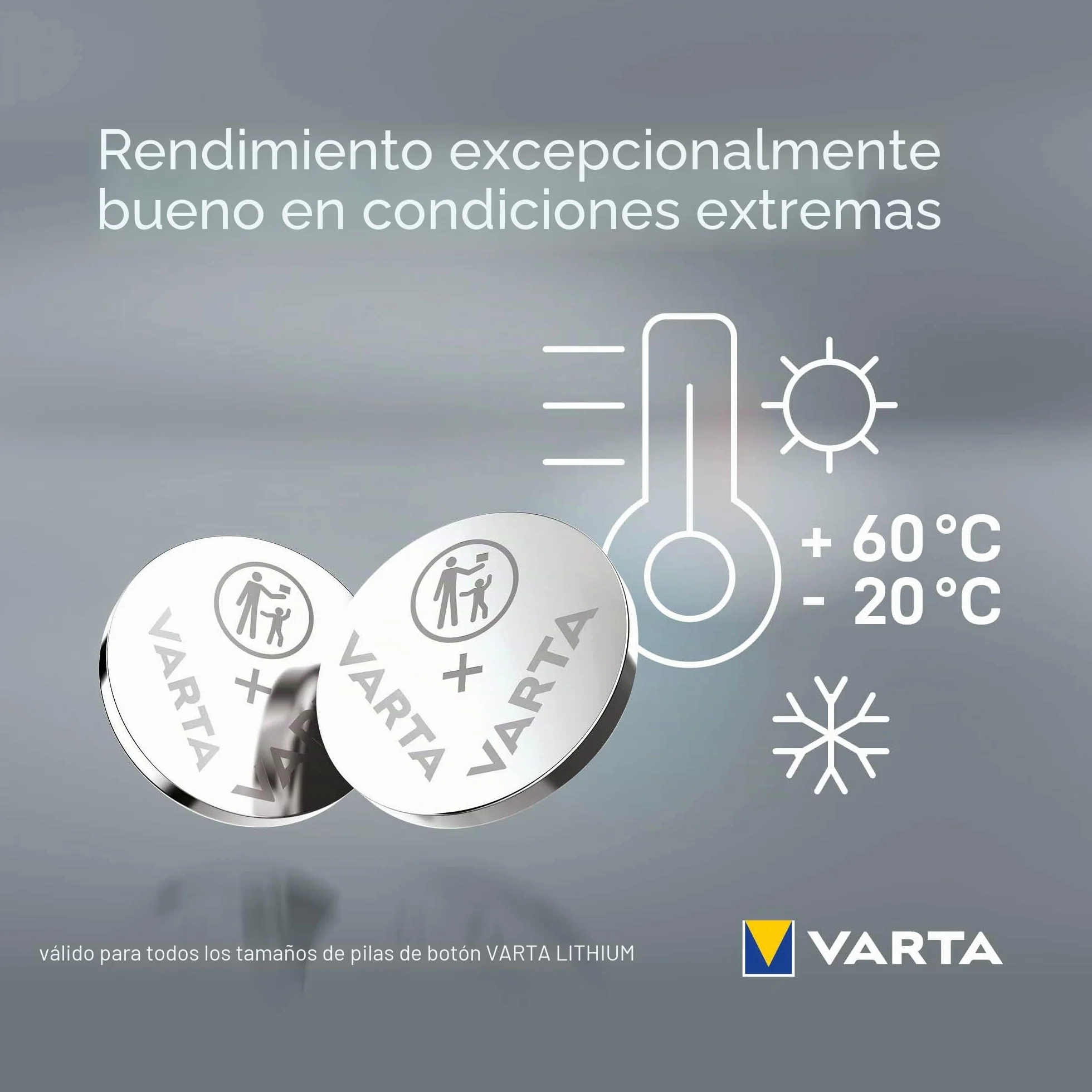 VARTA Pilas de Botón CR2032 Litio 3V Paquete de 5