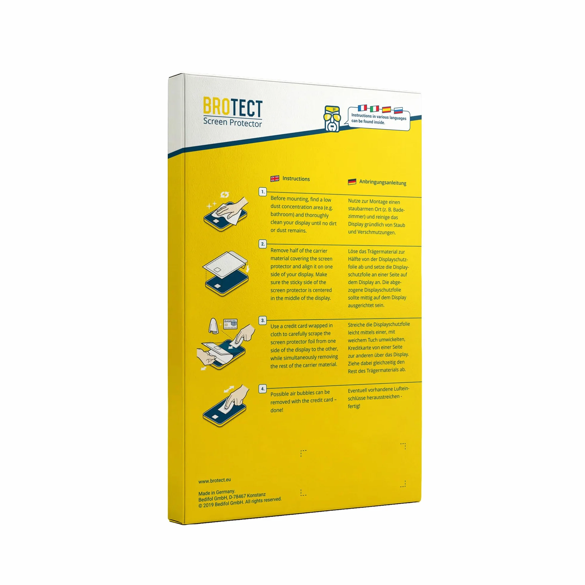 BROTECT Anti-Reflejos Película Protectora para PocketBook Era/Color (2 Unidades) Mate Anti-Huellas