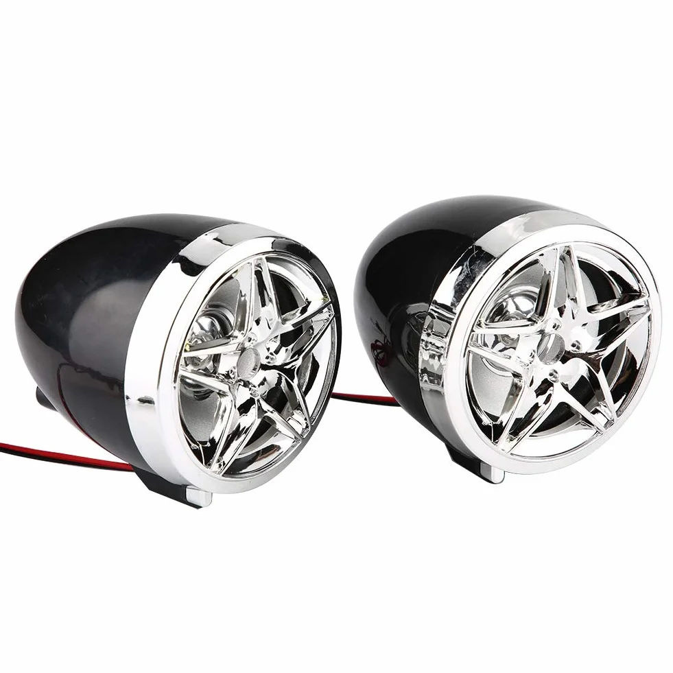Tbest Motorcycle MP3 Player Waterproof Bluetooth Stereo Speaker USB TF Card
