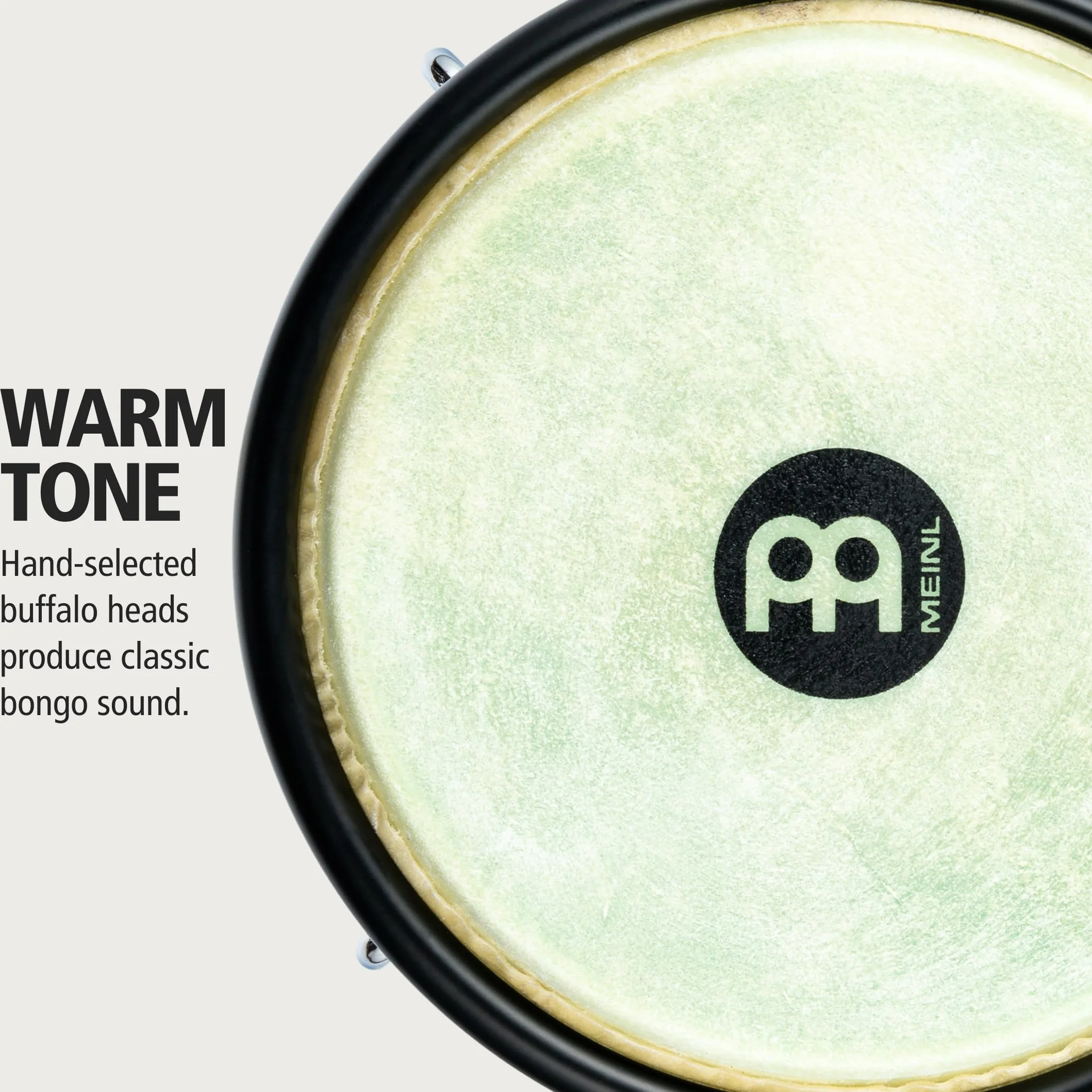 MEINL Percussion Headliner Bongo - Journey Series - Special Edition - 6 1/2" Macho & 7 1/2" Hembra - Seafoam Green (HB50SF)