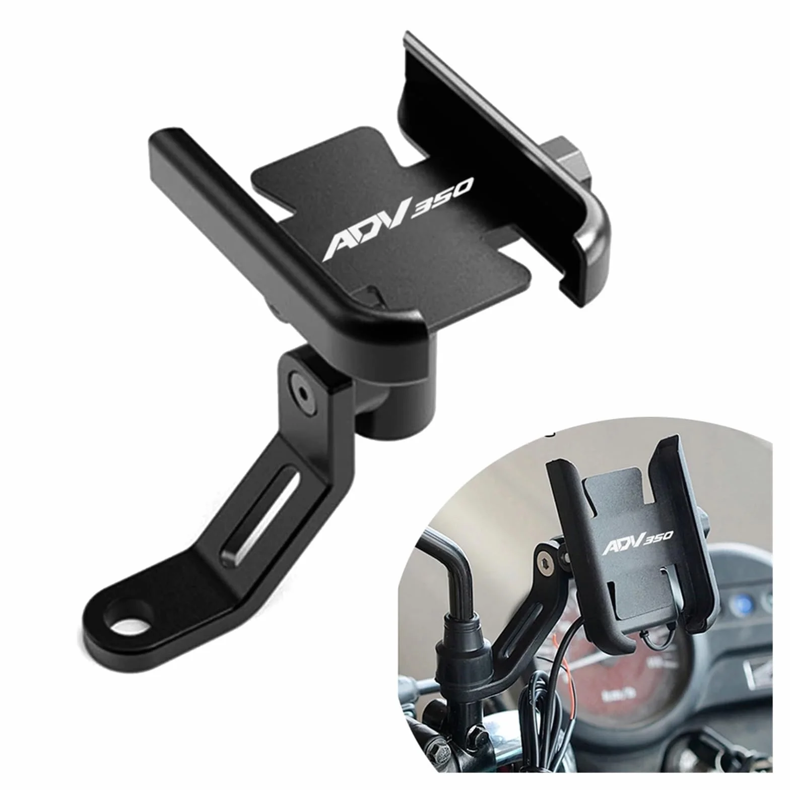 Soporte de aleación de Aluminio CNC para Móvil Hon@&da ADV350 ADV150 ADV-350 2021-2023, Accesorios para Moto