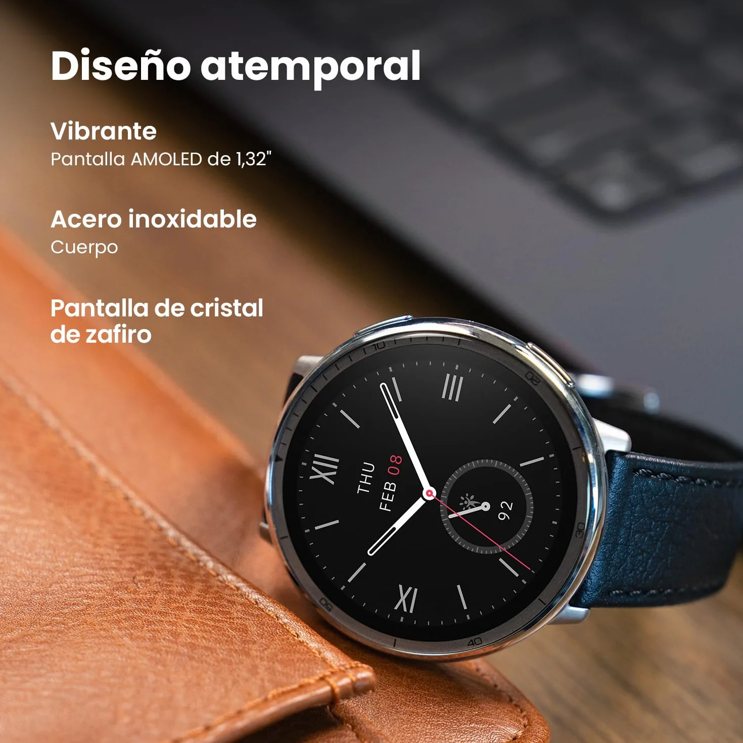 Amazfit Active 2 Reloj Inteligente Hombre y Mujer, Pago NFC, AI,GPS & Mapas Gratis, Batería de 10 Días, Smartwatch con 160+ Modos Deportivos, Resistente al Agua 5 ATM, para Android & iPhone