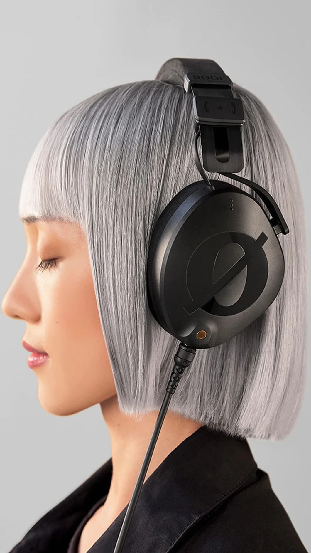 RØDE NTH-100 Auriculares over-ear profesionales RØDE NTH-100 para creación de contenido, producción musical, mezcla y edición de audio, podcasting, grabación en exteriores (negros)
