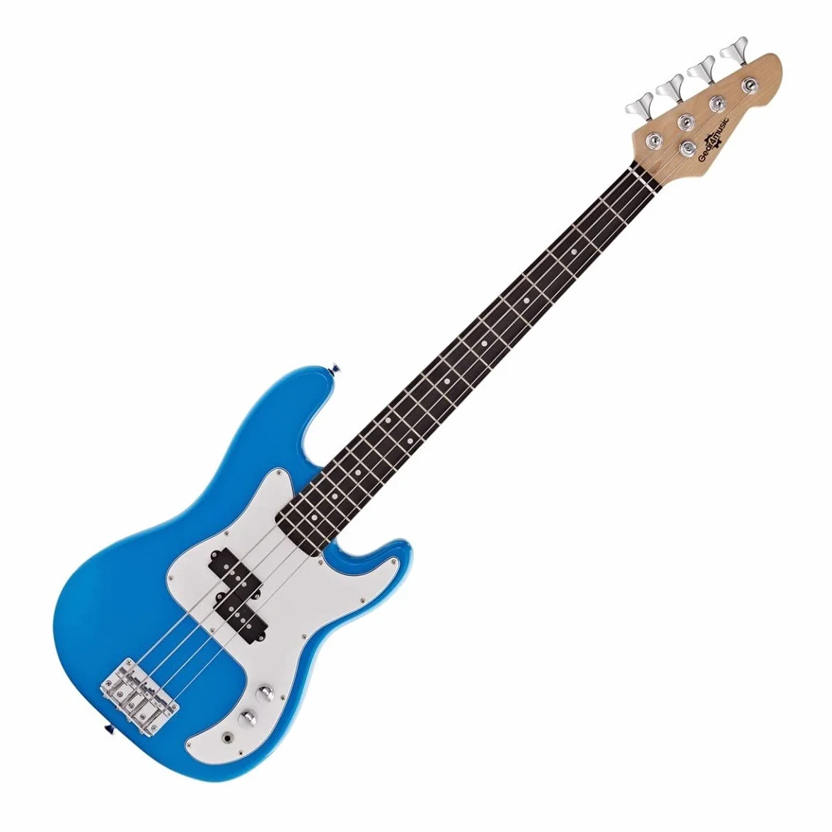 Guitarra baja 3/4 LA de Gear4music Blue con accesorios
