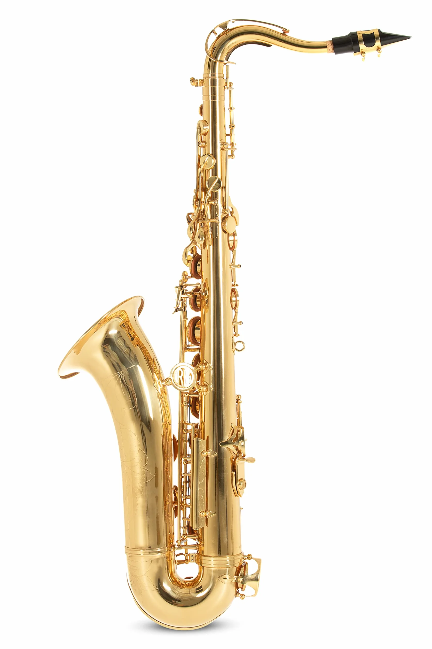 Roy Benson Saxofón Sib-Tenor TS-302 (diseño de mástil relajado premium con arco en S RND, boquilla USA, almohadilla PISONI, estuche rectangular ligero, función de mochila retráctil)