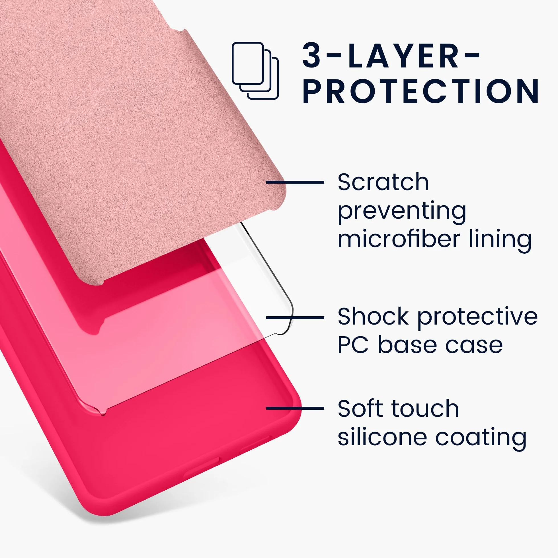 kwmobile Carcasa Compatible con Samsung Galaxy A05s Funda TPU Silicona Antigolpes Carga Inalámbrica Rosa Neón
