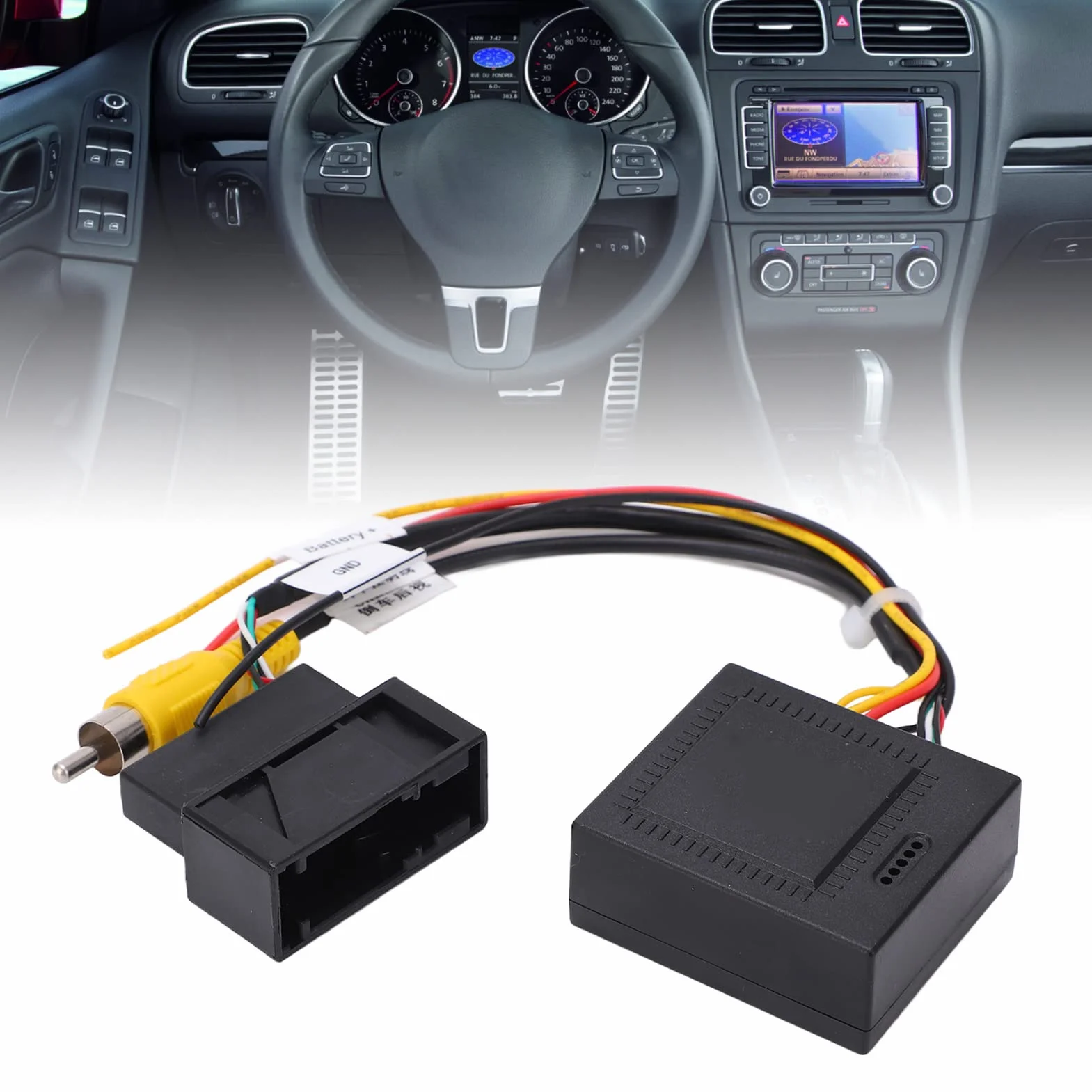 Convertidor Aramox Rgb a Av, Cámara de Coche Original, Decodificador Rgb, Caja de Conversión Rgb a Av, Llave de Coche para 6