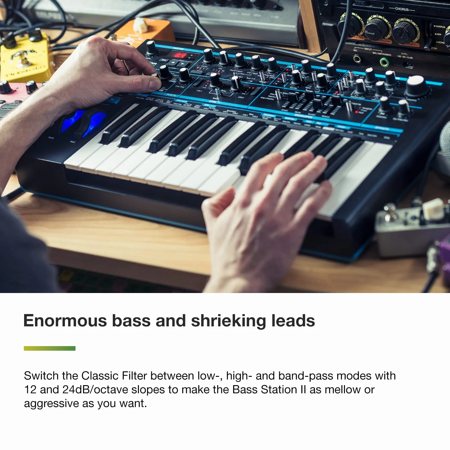 Novation Bass Station II - Teclado MIDI