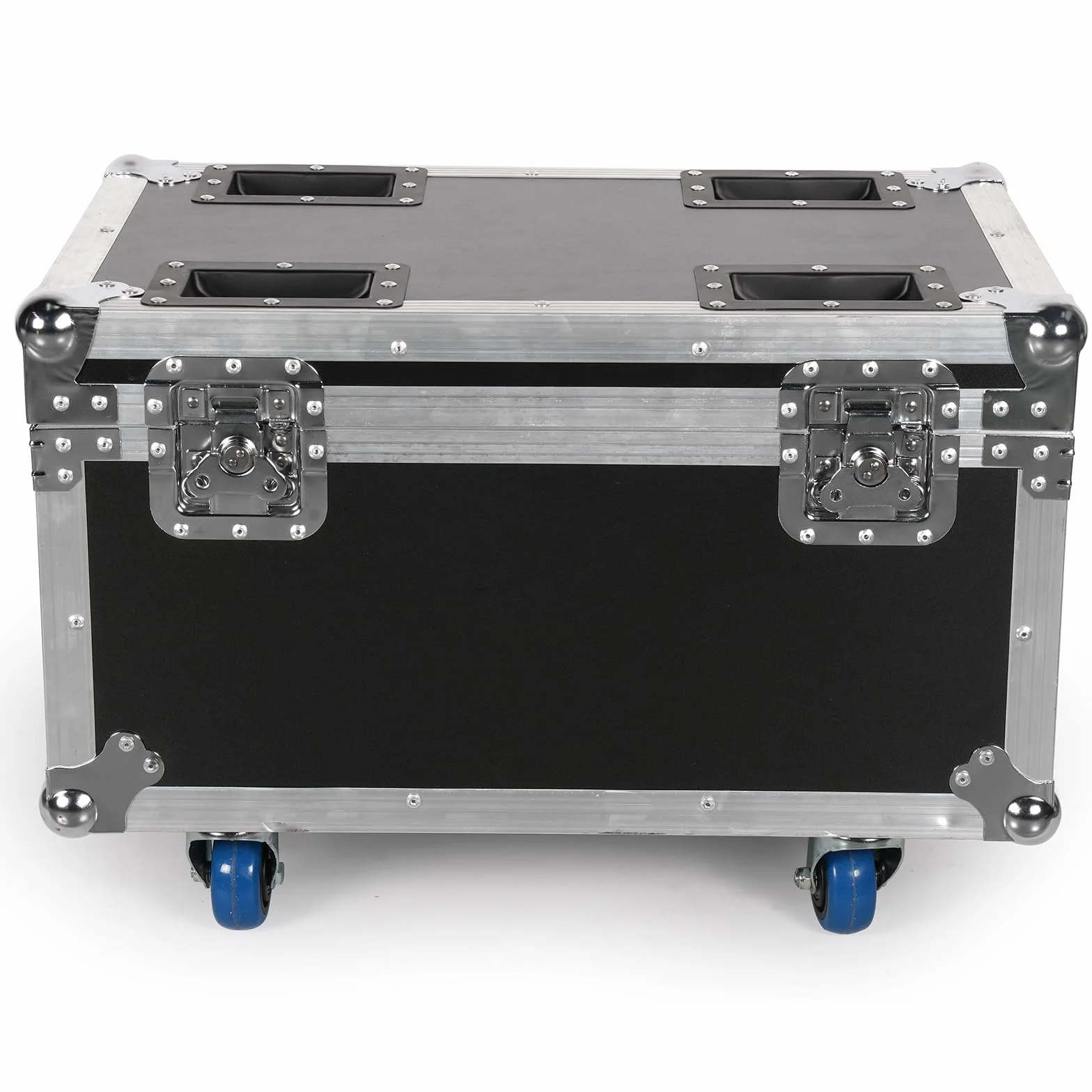 4 unidades de 18 LED par Stage Light Shell de aluminio con Flightcase, 200 W RGBW Disco Party Light con Auto/Strobe / DMX512 modo de control, Disco Light Moving Head para Party Club Bar