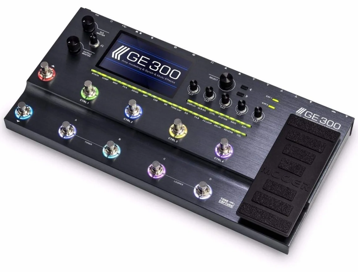 Mooer GE300 Amp - Procesador de guitarra multiefecto