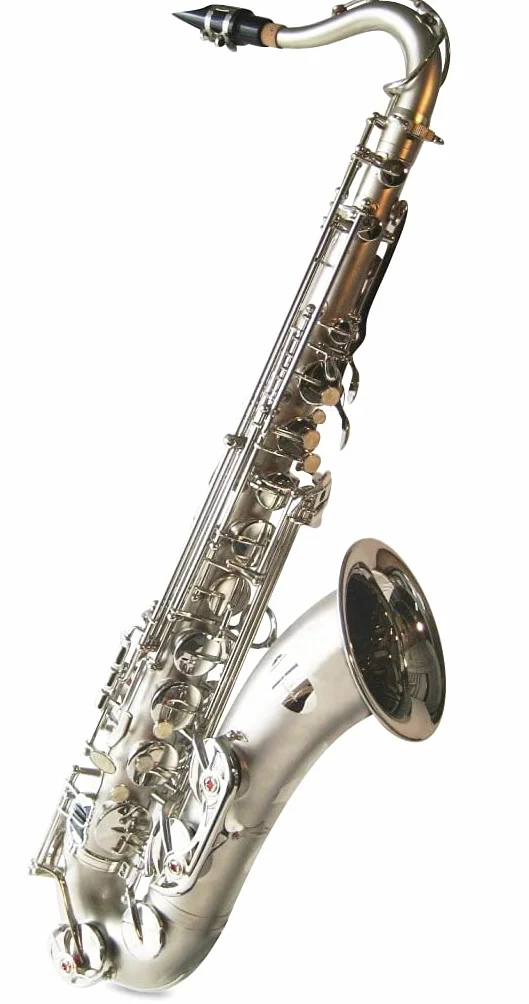 Symphony WESTERWALD - Saxofón tenor, saxofón tenor, níquel mate, incluye estuche rígido y accesorios