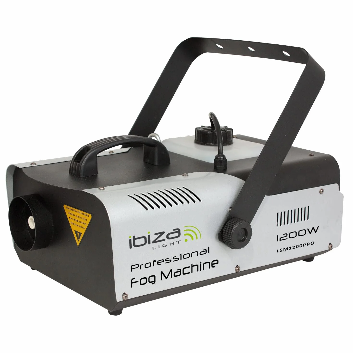 Ibiza - LSM1200PRO - Máquina de humo profesional de 1200W programable con DMX y mando a distancia - Negro