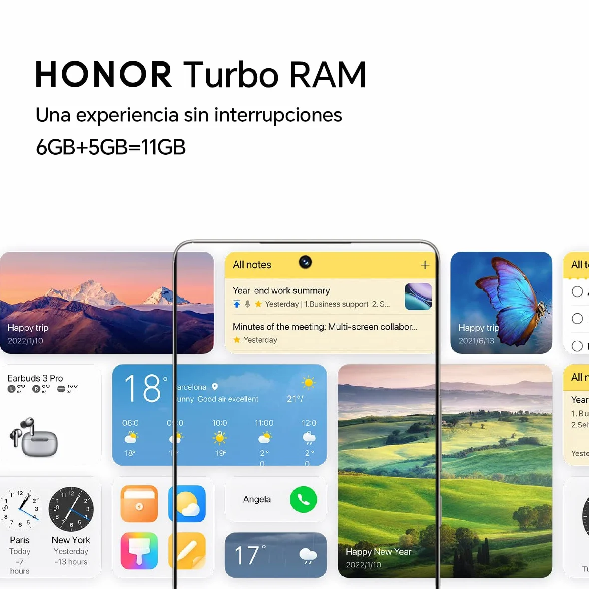HONOR Magic5 Lite Smartphone 5G, 6GB+128GB, Display OLED 6,67” a 120Hz, Fotocamera da 64MP Dual SIM, Android , Green (Reacondicionado)