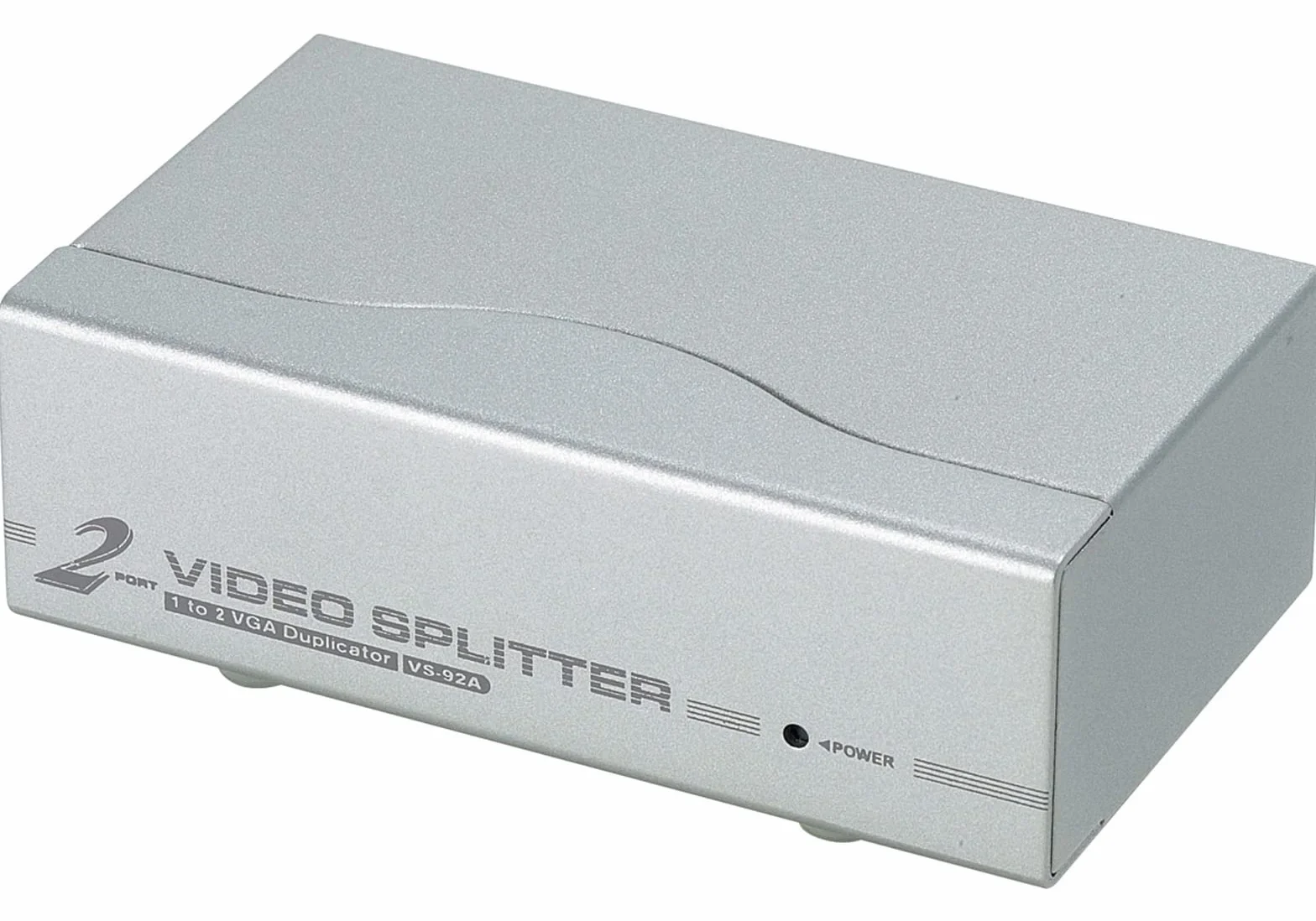 ATEN VS92A - Divisor de Video (indicador LED, VGA, HDB-15), Plateado
