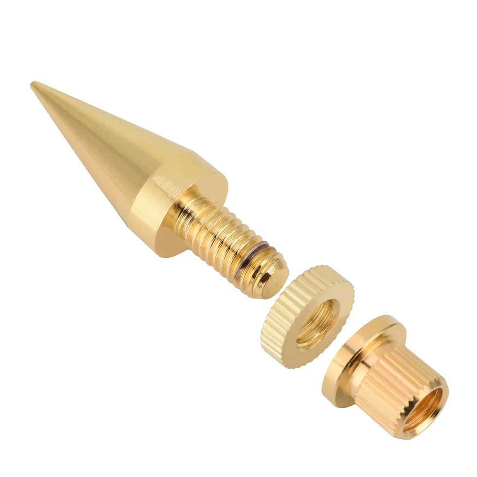 Almohadilla de altavoz 8 pares 6 x 36 mm Cobre Aislante de pico Base de soporte