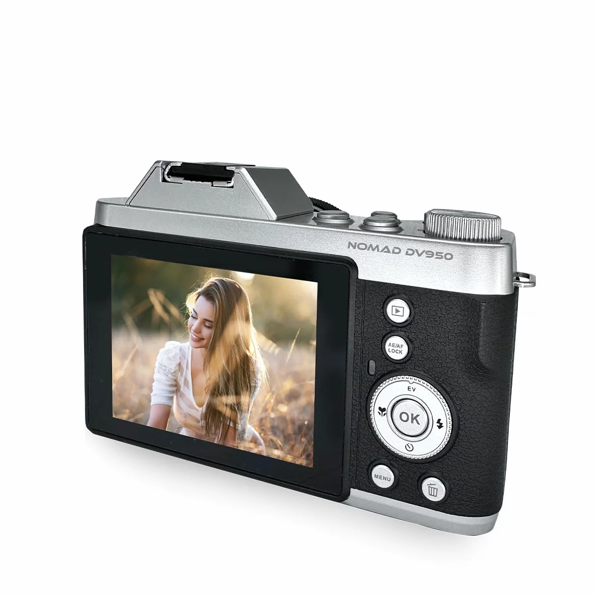 PRIXTON Cámara Digital Nomad DC950 4K 64MP WiFi Estabilización EIS Anti-Shake Zoom Óptico 10X 85 Minutos SD 256GB Reacondicionado